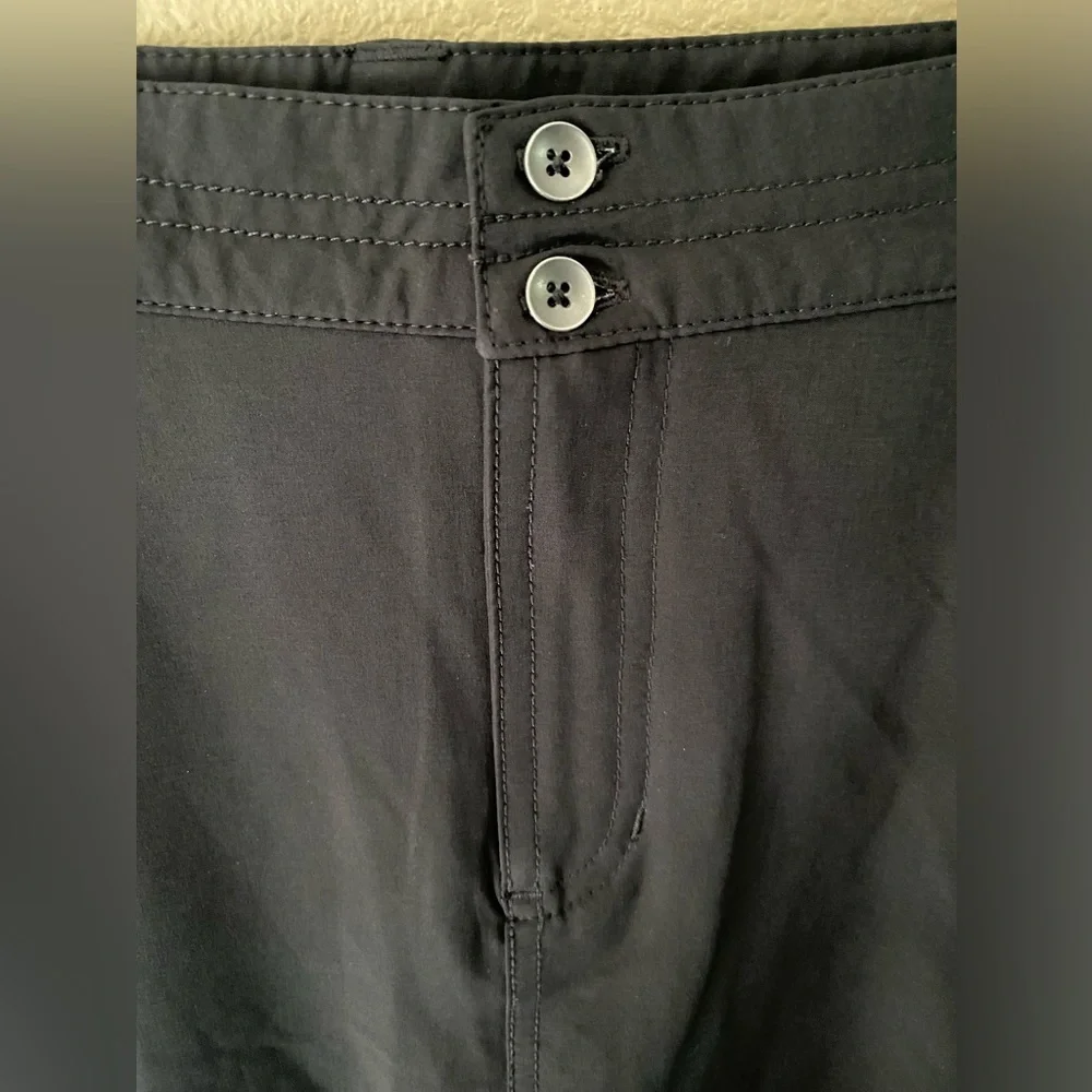 Eddie Bauer Athletic Skirt Sz 12 Black Lined w/ Built-in Bike Shorts - Picture 3 of 10